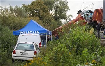 Mjesto željezničke nesreće pripremljeno za očevid