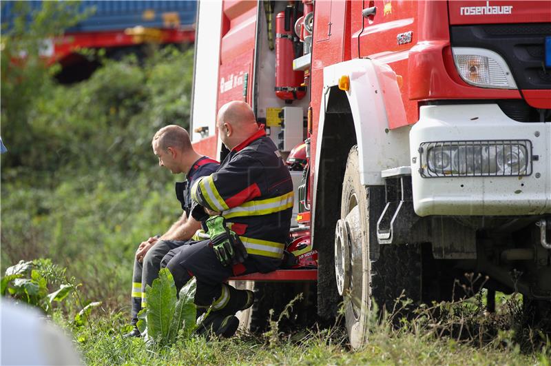 Mjesto željezničke nesreće pripremljeno za očevid