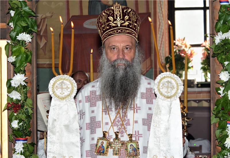 Patriarch Porfirije leads liturgy in Jasenovac