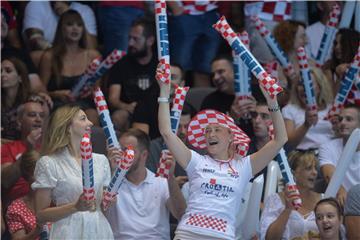 Navijači pred finale Europskog prvenstva u Vaterpolu, Hrvatska - Mađarska