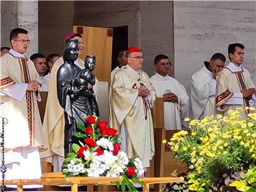 Kardinal Bozanić predvodio euharistijsko slavlje u Svetištu Majke Božje Bistričke