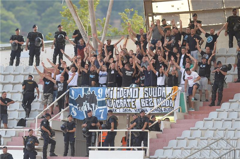 Zaostala utakmica 2. kola HNL-a Hajduk - Rijeka