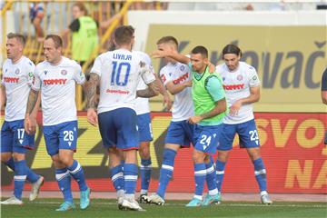 Zaostala utakmica 2. kola HNL-a Hajduk - Rijeka