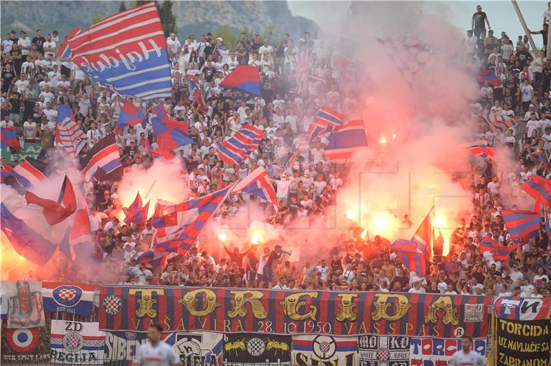 Zaostala utakmica 2. kola HNL-a Hajduk - Rijeka