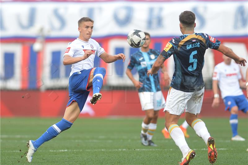 Zaostala utakmica 2. kola HNL-a Hajduk - Rijeka