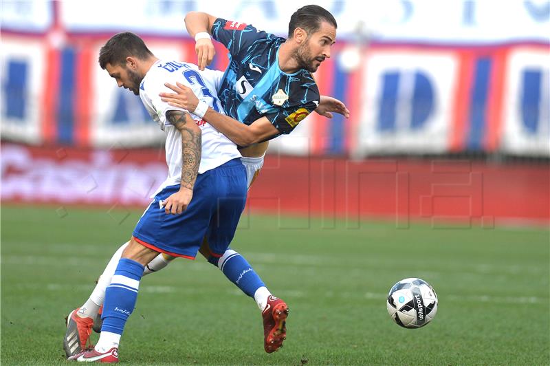 Zaostala utakmica 2. kola HNL-a Hajduk - Rijeka