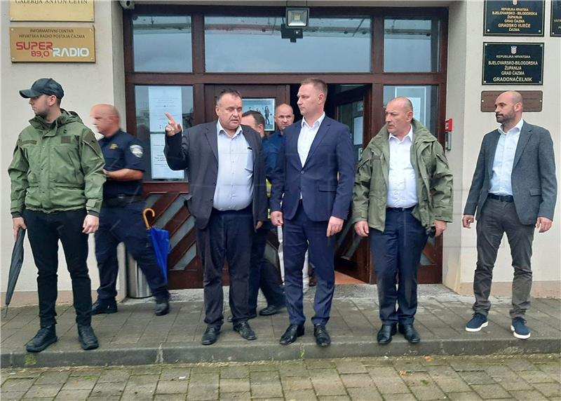 Ministers visit Čazma after heavy storm