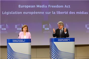 BELGIUM EU MEDIA FREEDOM ACT