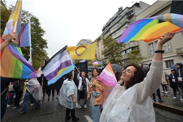 Počela povorka Europride u Beogradu