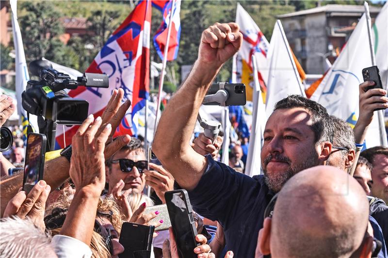 ITALY PARTIES LEGA RALLY