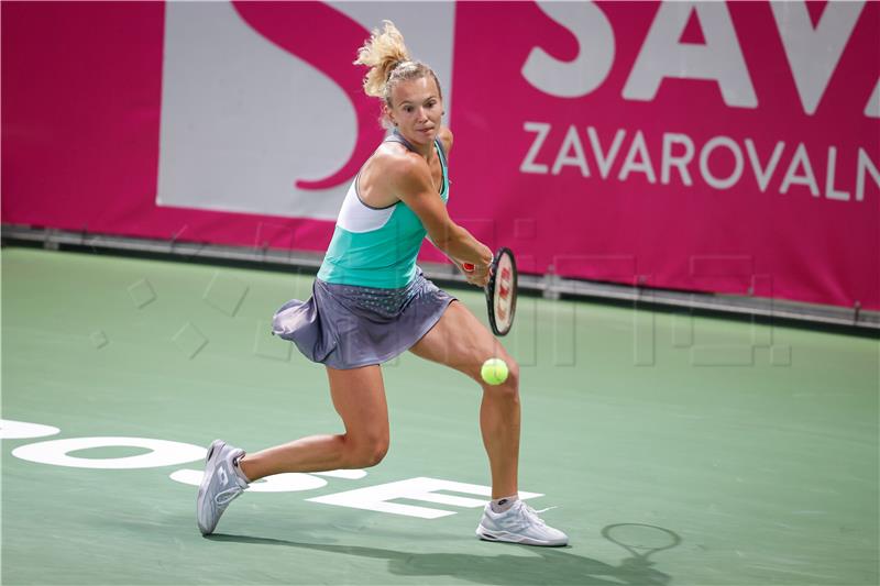 WTA Portorož: Dramatično slavlje Katerine Siniakove