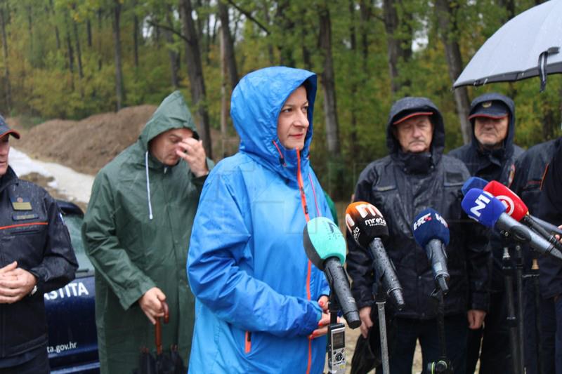 Izjave za medije povodom vrha vodenog vala na području Petrinje