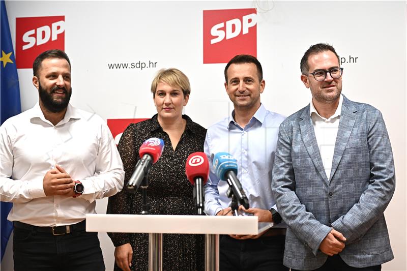 Konferencija za medije SDP-a o prijedlogu smanjenja PDV-a na struju