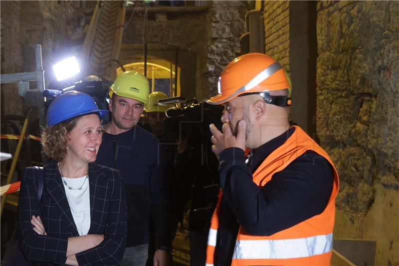 Obilazak gradilišta Hrvatskog glazbenog zavoda