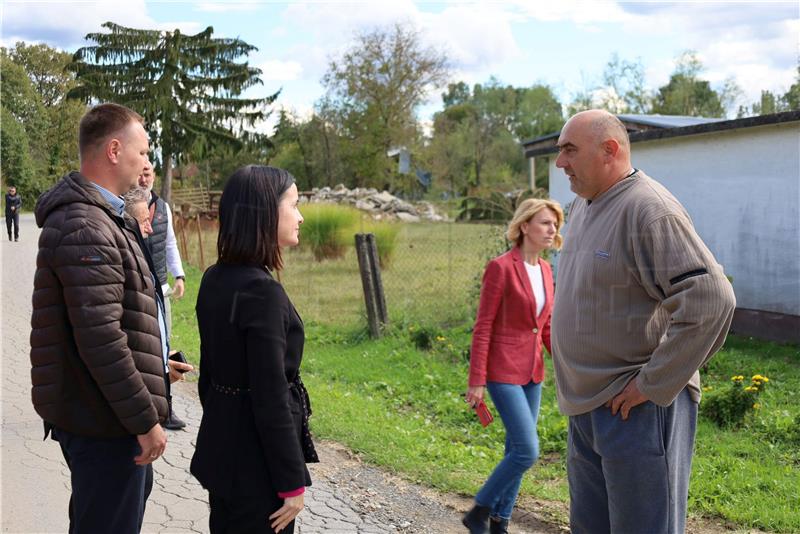 Ministrica Vučković obećala posebne potpore u sanaciji šteta