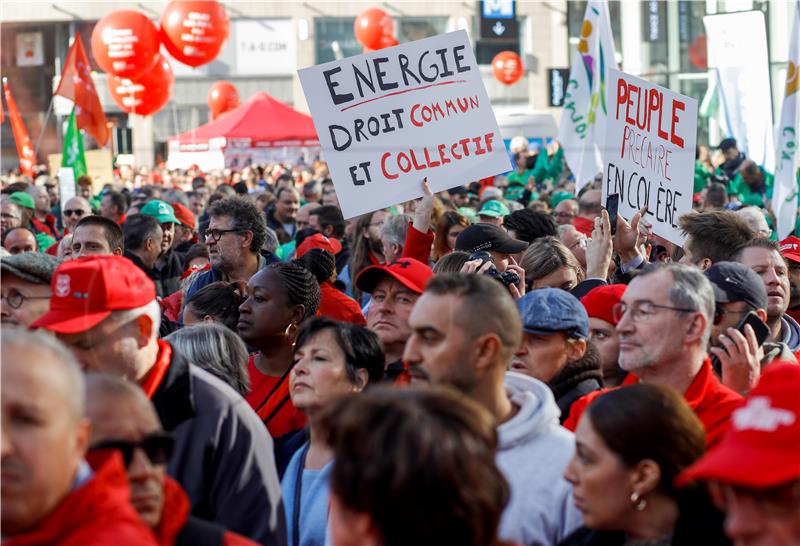 BELGIUM PROTEST WAGE ENERGIES