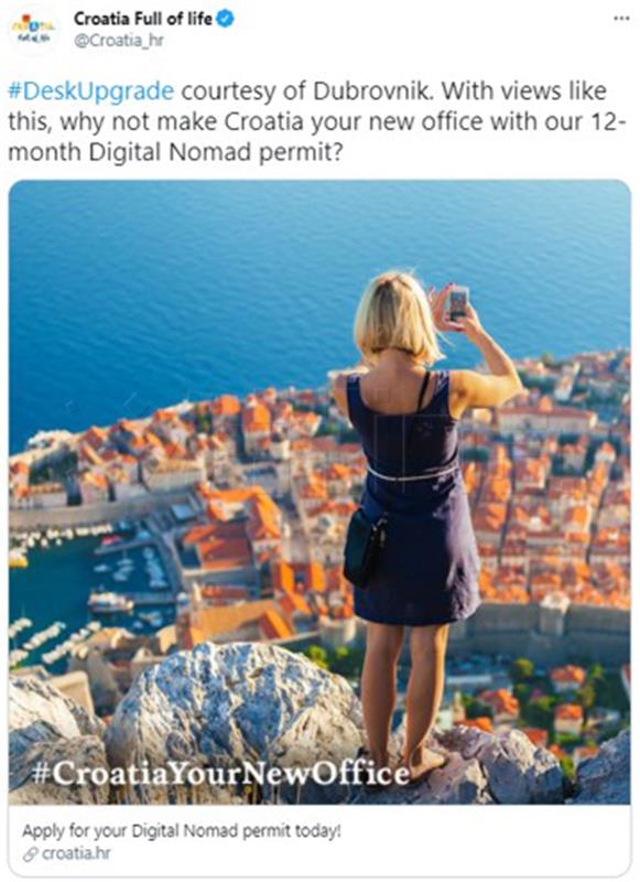 Croatia listed among world's digital nomad destinations