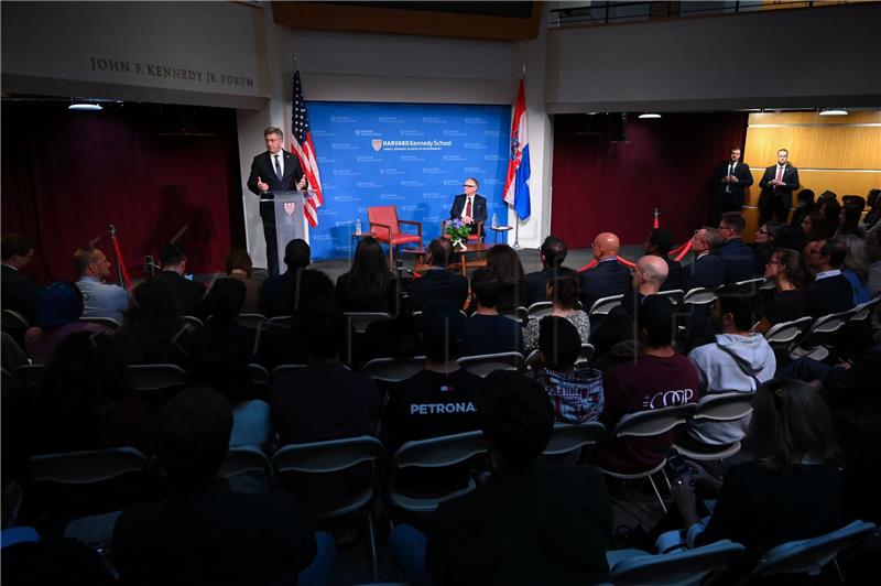 Plenković održao predavanje na Harvardu