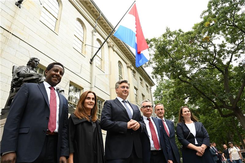 Plenković održao predavanje na Harvardu