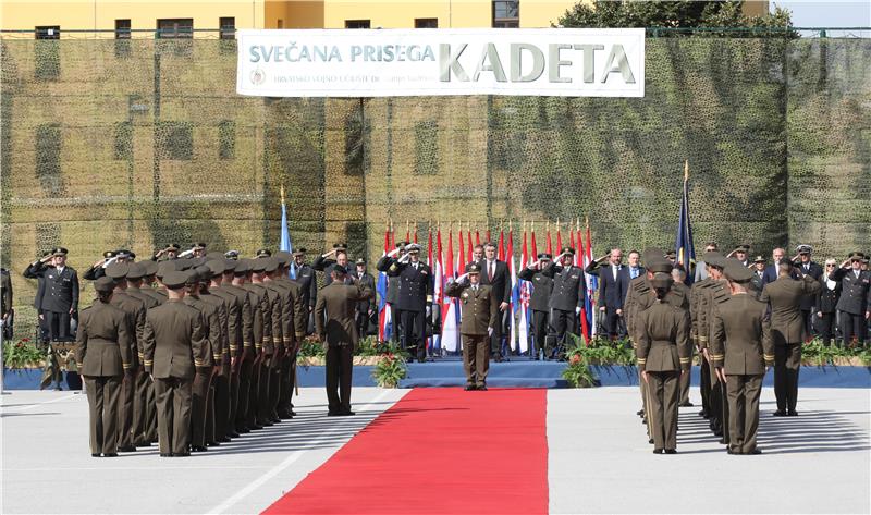 Svečano polaganje prisege 20. naraštaja kadeta