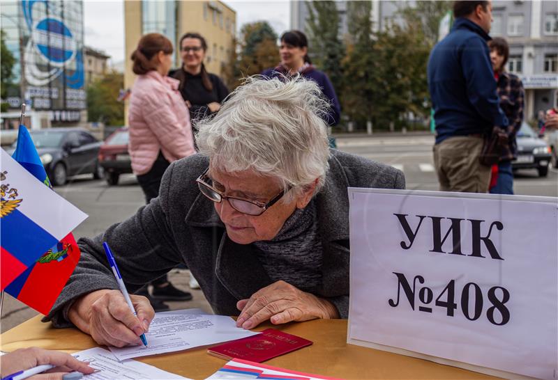 UKRAINE RUSSIA CONFLICT DONBASS REFERENDUM