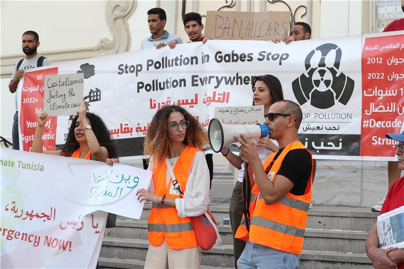 TUNISIA CLIMATE CHANGE PROTEST