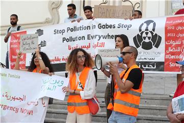 TUNISIA CLIMATE CHANGE PROTEST