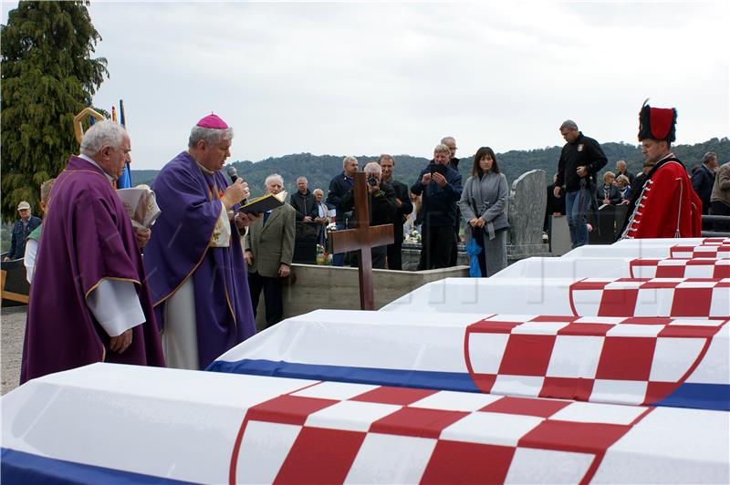 U Svibovcu pokopani posmrtni ostaci 72 žrtve likvidacija u Drugom svjetskom ratu