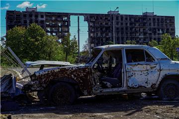 UKRAINE RUSSIA CONFLICT MARIUPOL DAILY LIFE