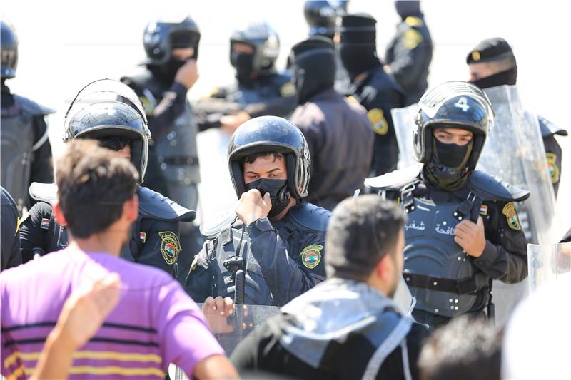 IRAQ BAGHDAD GREEN ZONE PROTEST