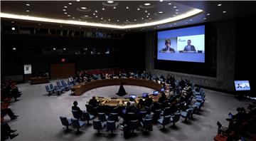 USA UNITED NATIONS SECURITY COUNCIL MEETING UKRAINE RUSSIA