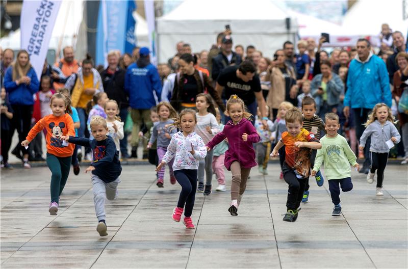 Dječja utrka u sklopu Zagrebačkog maratona