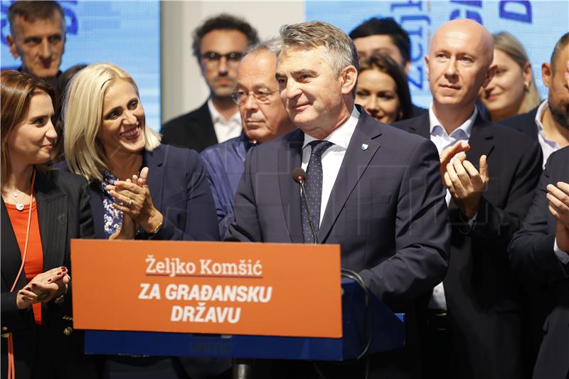 Komšić ahead of Krišto by large margin, says HDZ is election winner