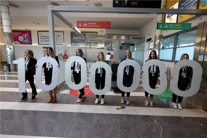 Zadar Airport welcomes its millionth passenger