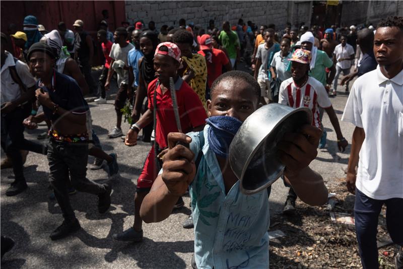 HAITI CRISIS PROTEST