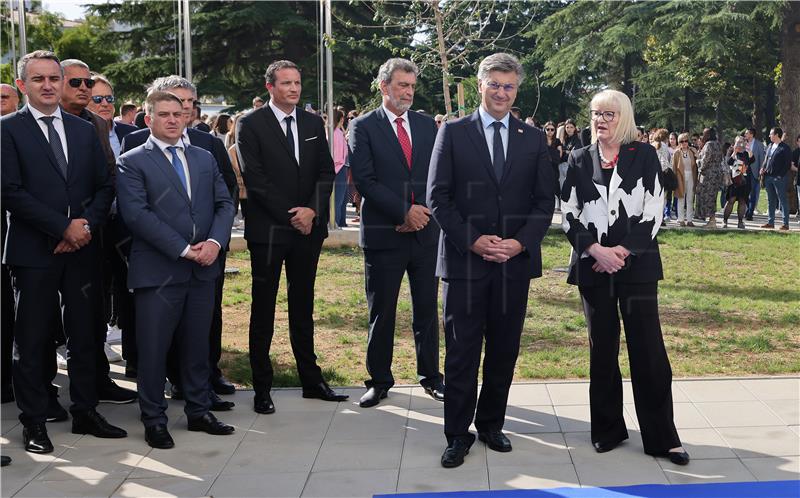 Zadar: Premijer Plenković na otvorenju Studentskog doma i restorana Diadora