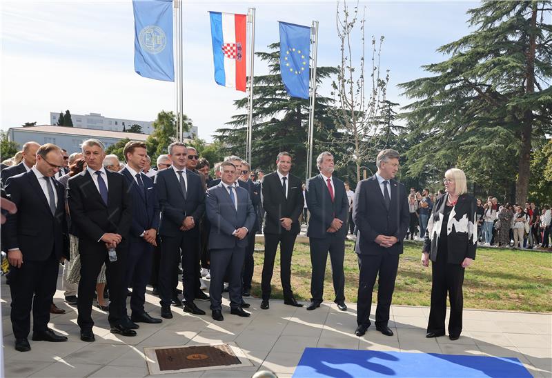 Zadar: Premijer Plenković na otvorenju Studentskog doma i restorana Diadora