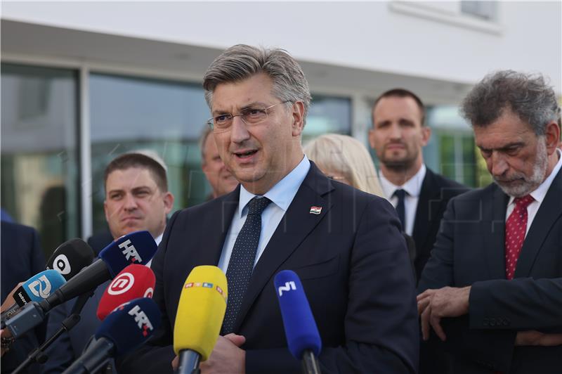 Zadar: Premijer Plenković na otvorenju Studentskog doma i restorana Diadora