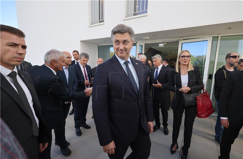 Zadar: Premijer Plenković na otvorenju Studentskog doma i restorana Diadora