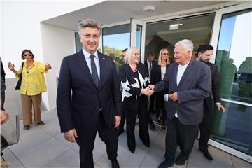 Zadar: Premijer Plenković na otvorenju Studentskog doma i restorana Diadora