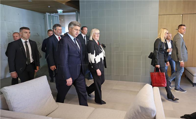 Zadar: Premijer Plenković na otvorenju Studentskog doma i restorana Diadora