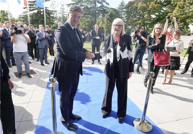 Zadar: Premijer Plenković na otvorenju Studentskog doma i restorana Diadora