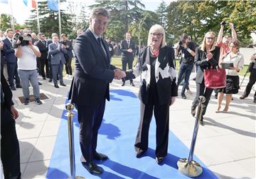 Zadar: Premijer Plenković na otvorenju Studentskog doma i restorana Diadora