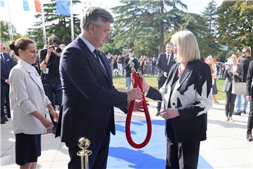 Zadar: Premijer Plenković na otvorenju Studentskog doma i restorana Diadora