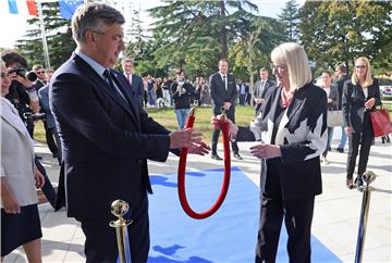 Zadar: Premijer Plenković na otvorenju Studentskog doma i restorana Diadora