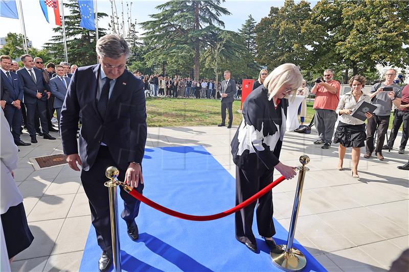 Zadar: Premijer Plenković na otvorenju Studentskog doma i restorana Diadora