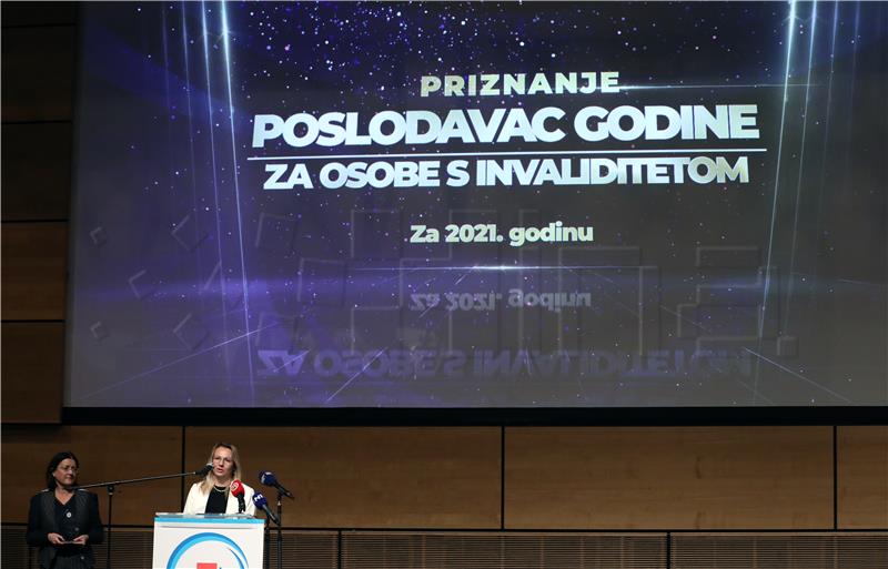 Dodijeljena priznanja "Poslodavac godine za osobe s invaliditetom"