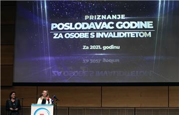 Dodijeljena priznanja "Poslodavac godine za osobe s invaliditetom"