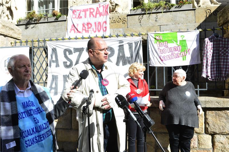 HUNGARY TEACHERS STRIKE