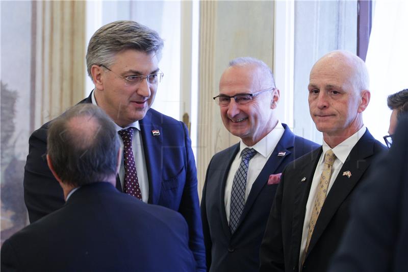 Plenković primio izaslanstvo Kongresa SAD-a